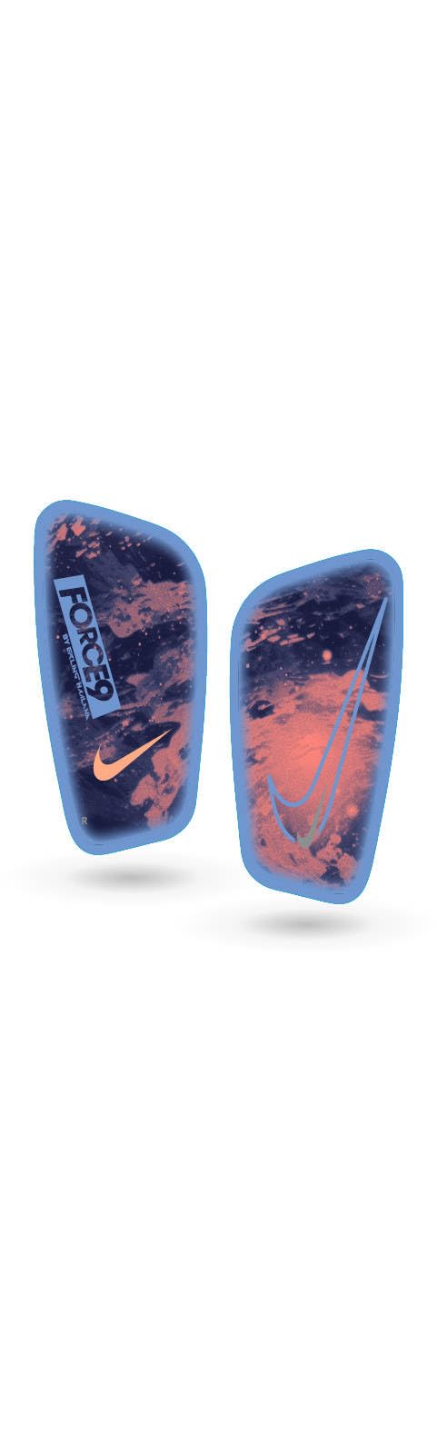 Shin⭐︎ Nike Mercurial Lite Erling Haaland Football Shin Pads, Blue Void