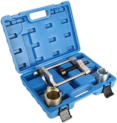 lesolar Trailing Arm Bushing Tool Kit Suspension Control Arm Bushing Tool Kits Rear Bushing Removal Tool Kit for Ford Focus Mazda Volvo with Storage Carrying Case