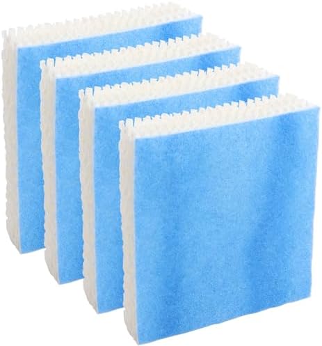 Upgraded HFT600 Filter T Humidifier Wick Filter Compatible with Honeywell HEV615, HEV620, Compatible with Honeywell Humidifier Filter T, Replace Part HFT600T, HFT600PDQ Super Thick 1.5inch, 4 Pack
