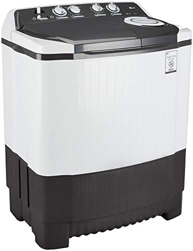 Image of LG 6.5 kg Semi-Automatic Top Loading Washing Machine (P7550R3FA, Dark Grey)