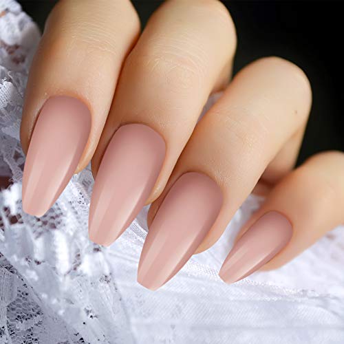 image for Maitys 384 Pieces 16 Sets Press on Nails Short Coffin False Nails and 