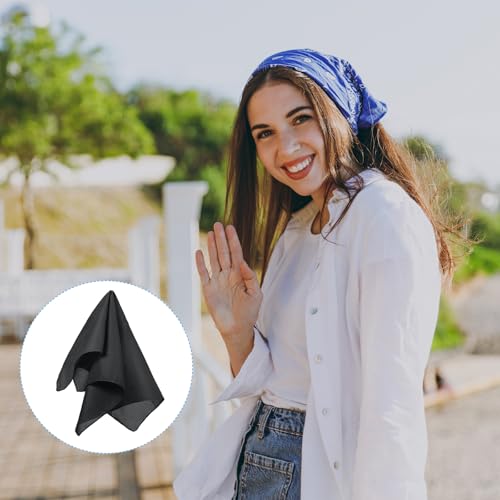 Bandanas a granel PATIKIL pañuelos multifuncionales blancos de tejido transpirable 5