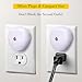 KINUR LED Night Light Lamp with Smart Sensor Dusk to Dawn Sensor, 0.5W Orange Amber Nightlight Plug into Wall, Night Lamp Led Night Light for Kids, Nursery, Bedroom, Hallway, Stairs, Kitchen,6 Pack