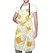 Tablier Fruit Cantaloupe Watermelon Blueberry Unisexe Tablier de cuisson amusant Tablier imperméable réglable avec poches pour cuisson dessin animé Oktoberfest boisson Boire Cercle d'automne