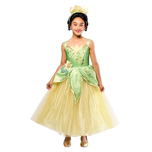 Party City Disney Princess The Princess and the Frog: Tiana Costume Dress for Kids, Girls Large