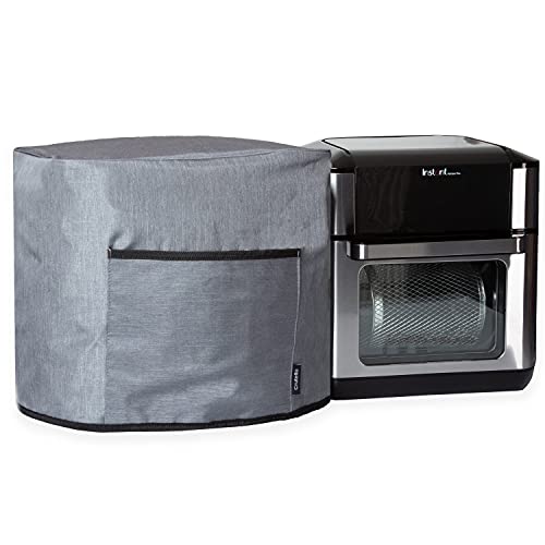 Image of Crutello Air Fryer Cover with Storage Pockets for 10 Quart Fryer - Small Appliance Dust Covers