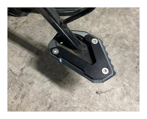 Plaque support béquille V-STROM 650 XT aluminium CNC robuste