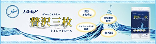 カミ商事 エルモア 贅沢三枚トイレットロール 3枚