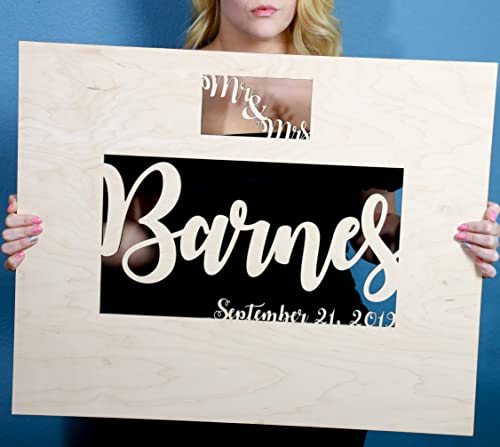 Wedding Guest Book Alternative Wedding Decor For Reception - Have All Your Guests Sign This Wall Hanging Decor Peice - Size Sm-Xxl Available - Personalized Wedding Guest Book For Your Wedding Day! #TOP6