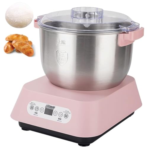 HLGKBY 5L Electric Vertical Dough Mixer, Fully Automatic Dough Kneading Machine, Multi-function Chef Machine Kneading Dough Fermentation Machine, 15 Minutes Fast Kneading 7L
