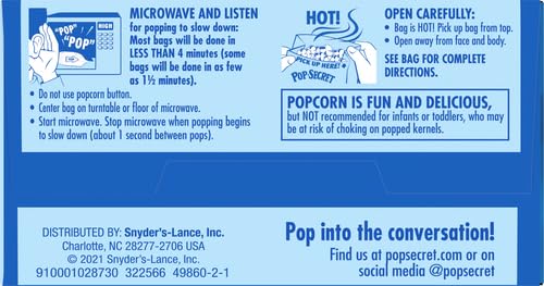 Image of Pop Secret Popcorn, Kettle Corn, 3.2 Ounce Microwave Bags, 3 Count Box