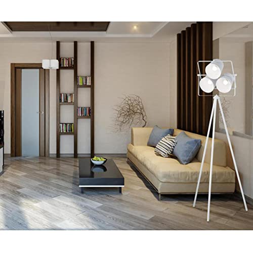 Lámpara de pie metal 152 cm Esparta solución iluminación salón