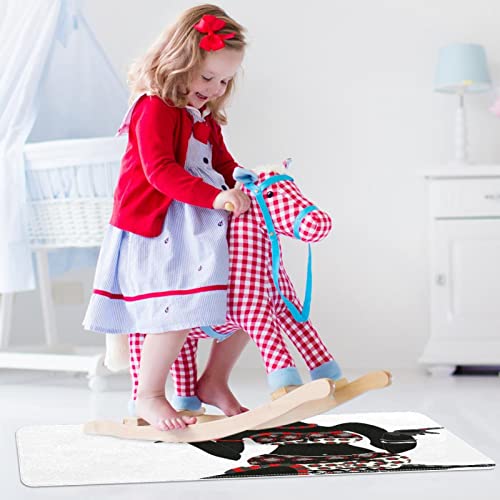 Vbfofbv Rug For Bedroom, Bath Mat, Kitchen Rug, Washable Throw Rug For Kitchen, Laundry, Doorway, Porch, African Woman Pattern Vintage Art Ethnic Tribal #TOP3