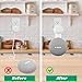 Sintron 2X Outlet Wall Mount Holder for Nest Mini and Home Mini, Space-Saving Accessory with Cord Management for Google Smart Speakers 1st & 2nd Gen, No Messy Wires or Screws