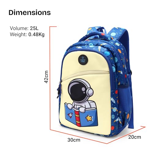 Image of Nasher Miles Polyester Backpack | Ideal for Preschool, Kindergarten, College, School, Office& Travel | Toddler, Girls, Boys, Men, Women
