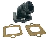 2EXTREME Ansaugstutzen + Dichtungen kompatibel für Piaggio Sfera, NSL, TPH, NRG, Zip, Gilera Runner 50ccm