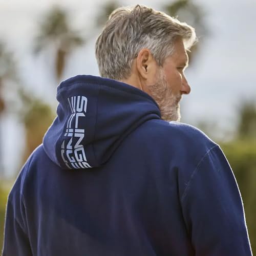 Polaris Slingshot Unisex Pullover Hoodie Sweatshirt, Comfortable Cotton Blend, 60% Cotton, 40% Poly Fleece, Navy - 28648862