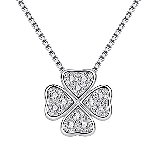 Colliers et pendentifs trèfle strass ras du cou tendance bijoux cristal brillant