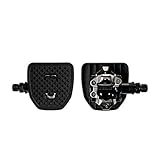 PP Pedal Plate | SPDX | Adapter | Kompatibel mit Shimano SPD MTB und Look X-Track Klickpedale | Keine Shuhplatten benotigt | für Grip und Komfort