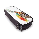 Produktleistung aus hochwertigem PU-Leder, fühlt sich weich und bequem an. Tragbares Design, praktisch. Professionelles Druckdesign, individuell und personalisierbar. Das elastische Band hält den Bleistift oder den Stift sicher, um zu verhindern, dass er herunterfallen oder auftritt. Der Reißverschluss in der Gesäßtasche sorgt dafür, dass er beim Transport nicht verrutscht.