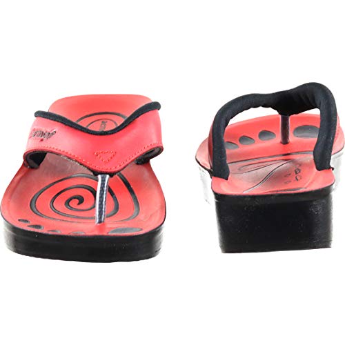 Image of Aerosoft Women's Black Flip-Flops - 37 EU