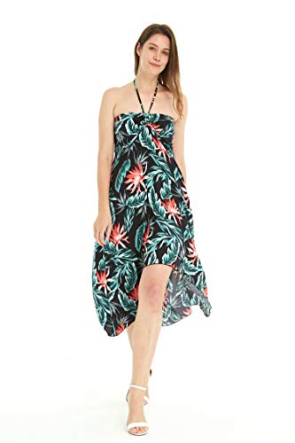 Image of Women's Hawaiian Luau Halter Dress in Signature Prints