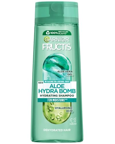 Garnier Fructis Aloe Hydra Bomb Shampoo per capelli asciutti, 250 ml