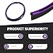Diamall Electroplated Car Interior Trim Strip, 32.8ft Flexible DIY Dashboard & Door Molding Insert with Installation Tool, Car Interior Filler Insert Strips, Universal Fit for Most Vehicles (Purple)