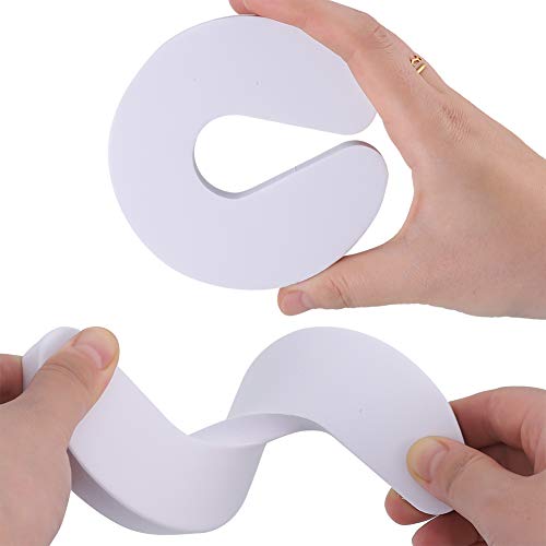 You&Lemon 6 Stcke Einklemmschutz fr Baby, Klemmschutz Baby Schaumstoff Trstopper Kindersicherung fr Tren Fenster, Kinder Sicherung Fingerklemmschutz Wei
