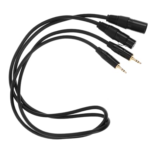 Câble audio TRS vers XLR BESPORTBLE adaptateur micro 3 broches pour studio de musique