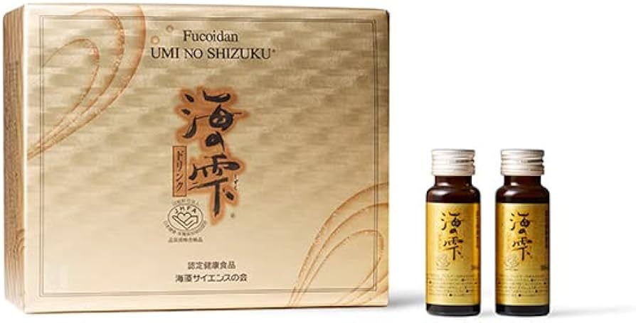 フコイダン　海の雫　ドリンクタイプ　30本入り×3箱（合計90本） Amazon.co.jp: 海の雫 by BIHONLON INC.、ドリンクタイプ 30本セット