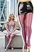 ToBeInStyle Women's Shine & Shimmer Metallic Pantyhose Opaque Lurex Tights - Glossy Shimmer Metallic Glow Neon Pink - One Size