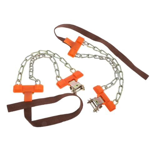 Gogogmee 2 piezas Cadenas de Nieve Antideslizantes para Coche y Suv y Ajustables Tracción de Emergencia para Invierno Compatibles con Sedanes y Todoterrenos