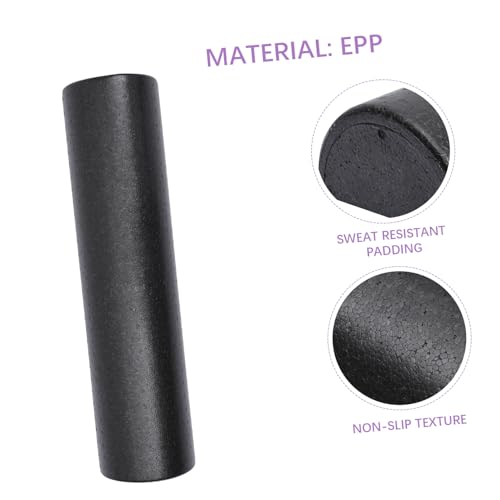 Rodillo de Yoga Semi-Cilíndrico de Alta Densidad Happyyami para Masaje Muscular y Entrenamiento Fitness Negro miniatura 4