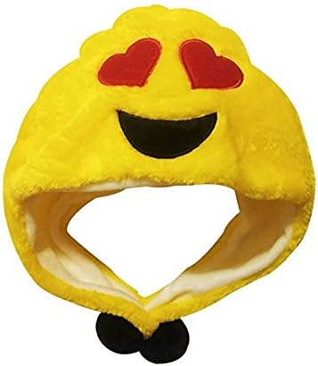 Emoji Joy Funny Heart Eye Emoji Snow Hats Great for All Kids, Boys, and Girls; Skiing & Snowboarding