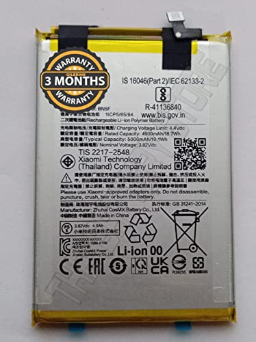 Image of THE BATTERY STORE Orignal BN5F Battery for xiaomi Redmi Poco M4 Battery with 3 Month Warranty and high Capacity Battery Backup. (for xiaomi Redmi Poco M4 Battery)