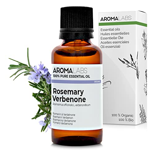 Romero Verbenona Bio Rosmarinus Officinalis - Qt Verbenona - 30 Ml - Aceite Esencial Quimiotipado Y Certificado Ab - Salud Hepática - Aroma Labs Romero Verbenona Bio Rosmarinus Officinalis - Qt Verbenona - 30 Ml - Aceite Esencial Quimiotipado Y Certificado Ab - Salud Hepática - Aroma Labs