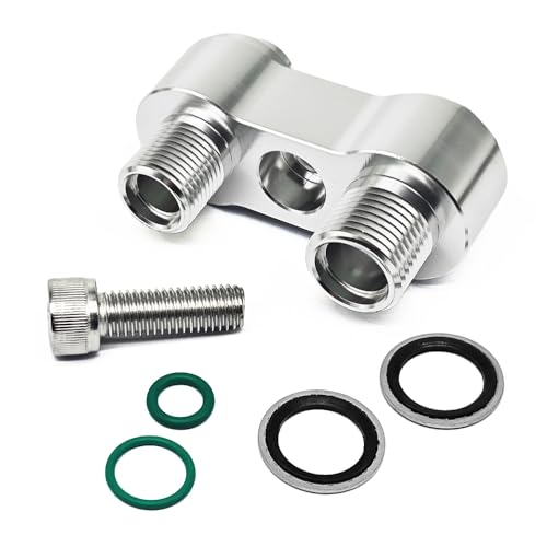 AC Compressor Bracket for LS GM R4 AC Compressor Adapter CNC Aluminum Fitting Straight Adapter