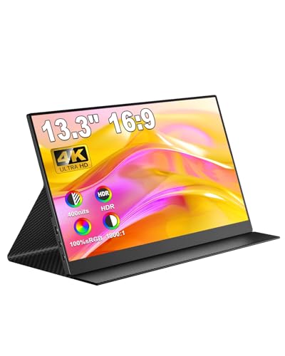 モバイルモニター CNBANAN 13.3インチ　4K解像度 美品 2023年製 Amazon.co.jp: モバイルモニター 4k 60Hz CNBANAN 13.3インチ