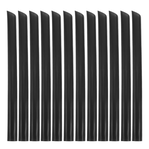 GANAZONO 100 pitillos desechables negros de 19 cm