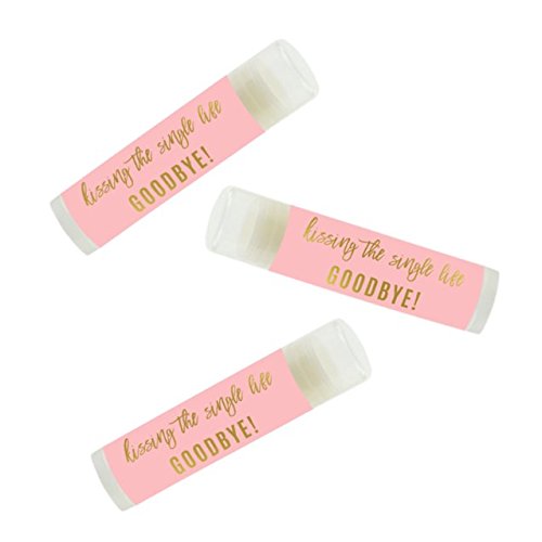 Miniatura 2 de Andaz Press Recuerdos de fiesta en blanco para baby shower, cumpleaños, boda, agradecimiento, bálsamo labial, paquete de 12, tubos rellenos con