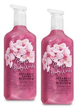 Bath and Body Works 2 Pack Japanese Cherry Blossom Creamy Luxe Hand Soap. 8 Oz.