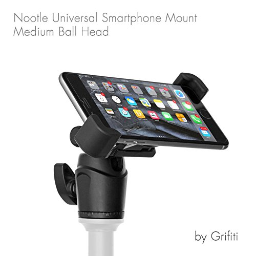 Grifiti Nootle Universal Phone Tripod Mount 1/4 20 Fits Iphones, Iphone Plus, Galaxy Smartphones #TOP5