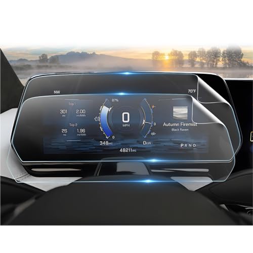 2 Pack Blazer EV/Traverse/Equinox EV 2024 Digital Gauge Cluster Screen Cover for 2024 Chevy Blazer EV, Traverse, Equinox EV Dashboard Screen Accessories Fit (LS, LT, Z71, RS, 2LT, 2RS, 3LT, 3RS) 11