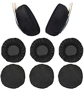 6PiècesCoussinetsd'OreillespourCasque,HoussesdeCasqueExtensiblesLavables,Houssesd'Ore...