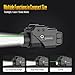 DEFENTAC 800lm Pistol Light and Green Laser Sight Combo for Guns, Tactical Flashlight White LED and Green Beam Combo, Magnetic Charging
