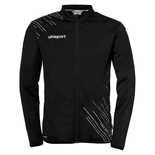 uhlsport Herren Score 26 Classic Jacke Sport Fußball Trainingsjacke Sweatshirt Sweatjacke, Schwarz/Weiß, L EU – Ansicht 1