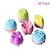 Produktbild Magik 36 pcs wiederverwendbar Antihaft-Silikon Backförmchen Mini Muffin Cupcake Schokolade Tassen Assorted Flowers 2