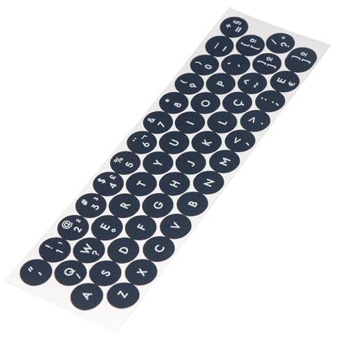 Adesivos redondos Português ABNT2 para teclado 14mm servem para Logitech K380, K480 (Cinza)