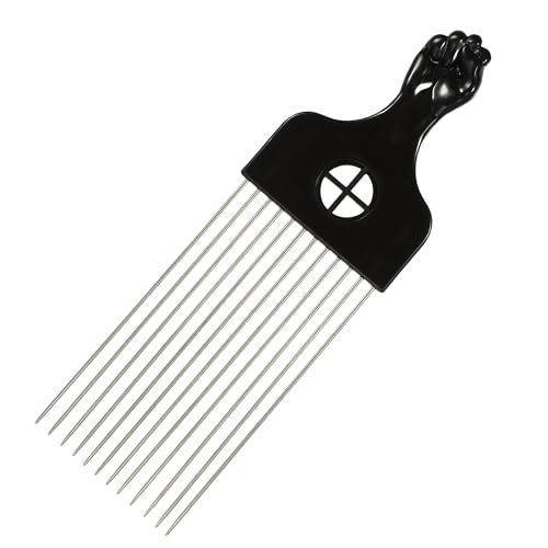 Peine Afro de Metal para Cabello Rizado 22.1x7.1 cm miniatura 1